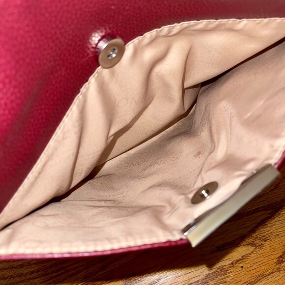 Jones New York | Burgundy Vegan Leather Crossbody Bag - Picture 8 of 8